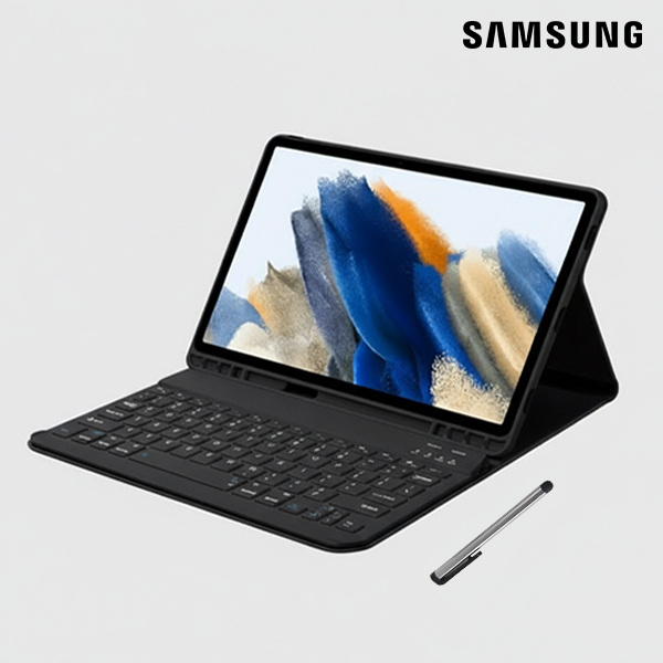 갤탭A7 키보드 풀셋 최초❤️17만원대! 10.4인치✨옥타코어 키보드북커버+펜 풀셋 (✨스냅드래곤 옥타코어 CPU / 용량: 64GB / 다크그레이 / WiFi / 10.4인치 WGXGA / ✔️태블릿 + 호환 키보드북커버 + 터치펜 + 충전기)